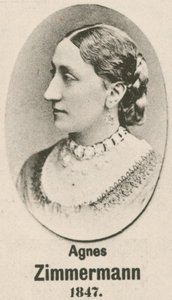Agnes Zimmermann (gravura) de English School