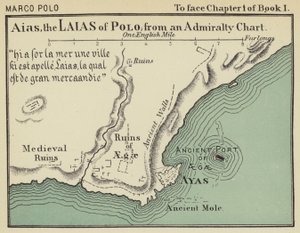 Aias, as Laias de Polo, a partir de uma carta do Almirantado (litografia a cores) de English School