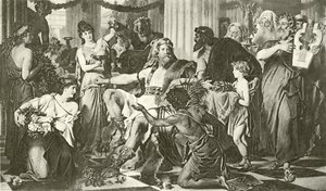 Alaric em Atenas (gravura) de English School