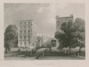 Portão de Albert, Kensington Park, Londres de English School