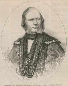 Vereador David Williams Wire, o Lord Mayor eleito de English School