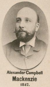 Alexander Campbell Mackenzie (gravura) de English School