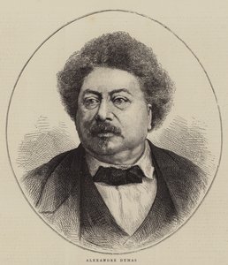 Alexandre Dumas (gravura) de English School
