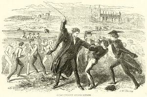 Alfred Wharton ataca Dawlish de English School