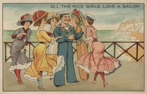 Todas as simpáticas meninas adoram marinheiros (cor litho) de English School