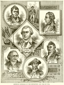 Generais americanos da Revolução e Guerra de 1812 de English School