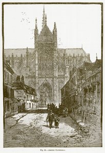 Catedral de Amiens (gravura) de English School
