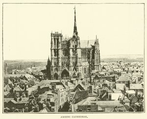Catedral de Amiens (gravura) de English School