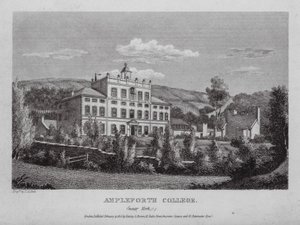 Ampleforth College, perto de York (gravura) de English School