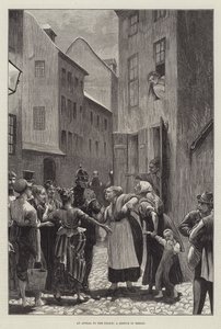 Um Apelo à Polícia, um Esboço em Berlim (gravura) de English School