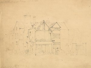 Um antigo edifício em Putney, Londres de English School
