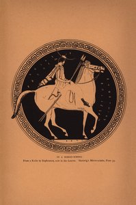 Educação na Grécia Antiga: Numa escola de equitação (litografia) de English School