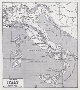 Itália Antiga (Litho) de English School