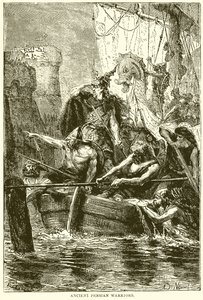 Guerreiros persas antigos de English School