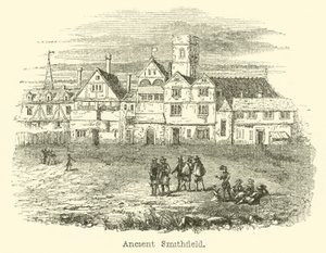 Antiga Smithfield (gravura) de English School