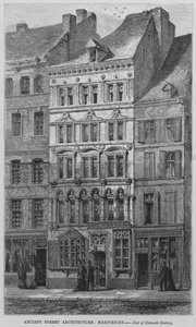 Ancient Street Architecture, Maestricht (gravura) de English School