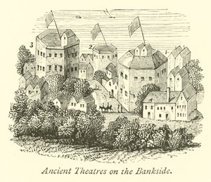 Teatros antigos no Bankside de English School
