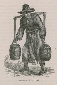 Transportador de água antiga de English School