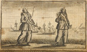 Ann Bonny e Mary Read piratas de English School
