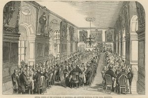 Jantar anual dos Governadores dos Hospitais Bridewell e Bethlehem de English School