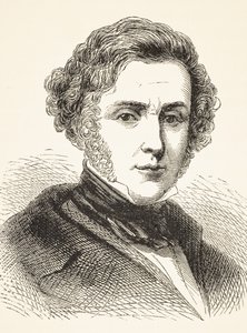Anthony Ashley Cooper, 7º Conde de Shaftesbury, de "A História Nacional e Doméstica da Inglaterra", de William Hickman Smith Aubrey (1858-1916) publicou Londres, c.1890 de English School