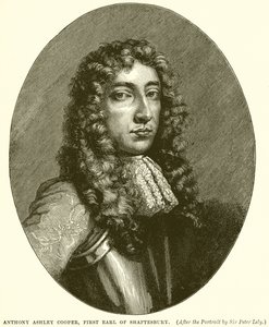 Anthony Ashley Cooper, Primeiro Conde de Shaftesbury de English School