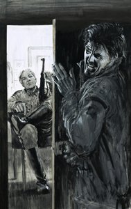 Anthony Deane-Drummond, pára-quedista de guerra, tenta escapar da casa em que estava sendo mantido prisioneiro de English School