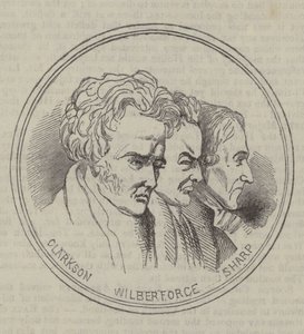 Antiescravidão, Clarkson, Wilberforce, Sharp de English School