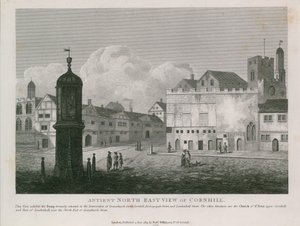 Antient nordeste vista de Cornhill de English School