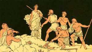 Antígona e o corpo de Polynices de English School