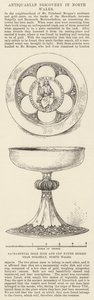 Antiquarian Discovery in North Wales (gravura) de English School