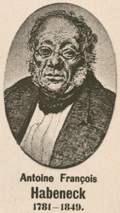 Antoine Francois Habeneck (gravura) de English School