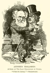 Antonius Trollopius, Autor de The Last Chronicles of Cicero (gravura) de English School
