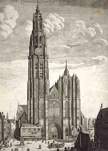 Catedral de Antuérpia (gravura) de English School