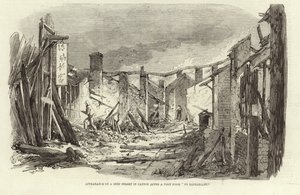 Aparecimento de uma rua movimentada após uma visita de Ye Barbarians de English School