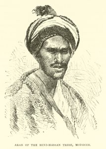 Árabe da tribo Beni-Hassan, Marrocos de English School