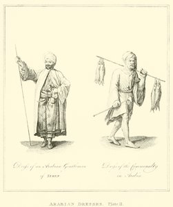 Vestidos Árabes (gravura) de English School