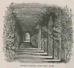 Arcade que leva ao Ball Room, Holland House de English School