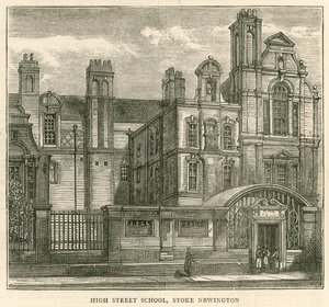 Arquitetura do Conselho Escolar de Londres: High Street School, Stoke Newington, Londres de English School