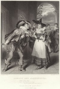 Armado e Jaquenetta, ama o trabalho perdido, ato I, cena II de English School