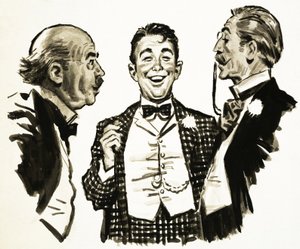 Arnold Bennett: uma cena do cartão de English School