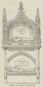 Arnold e Stanley Monuments (gravura) de English School
