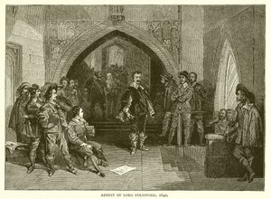 Detenção de Lord Strafford, 1640 de English School