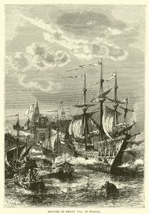 Chegada de Henrique VIII na França de English School