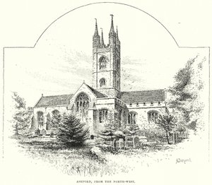 Ashford, do noroeste (gravura) de English School