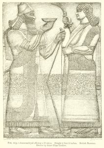 Assurnazirpal Oferecendo Libation de English School