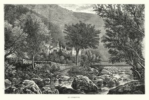 Em Lynmouth (gravura) de English School