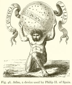 Atlas, um dispositivo usado por Filipe II da Espanha de English School