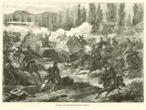 Ataque ao comboio de provisões franceses, setembro de 1870 de English School