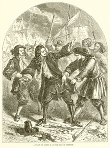 Ataque a James II. na ilha de Sheppey de English School